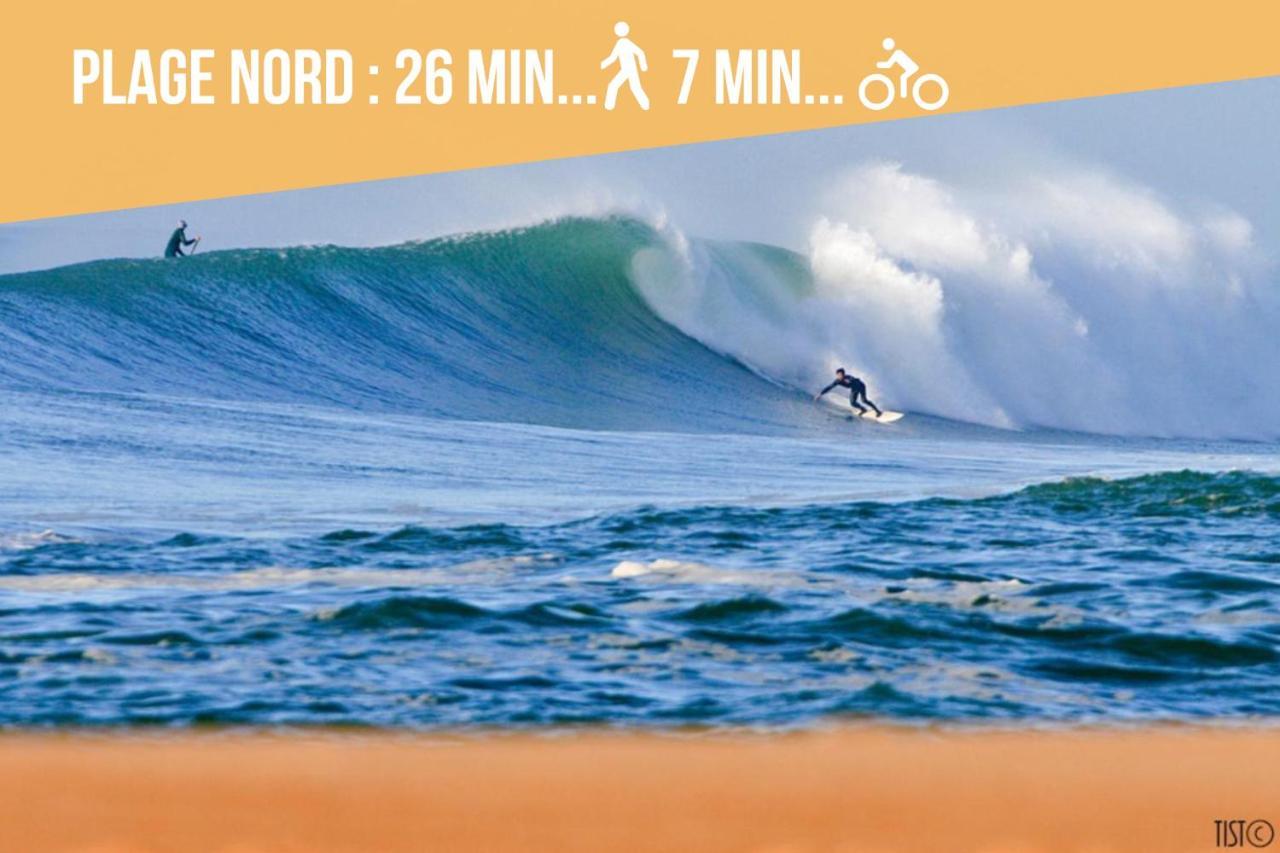 Hossegor - Plage 100M - Surf - Famille - Couple Сорт-Осгор Екстериор снимка
